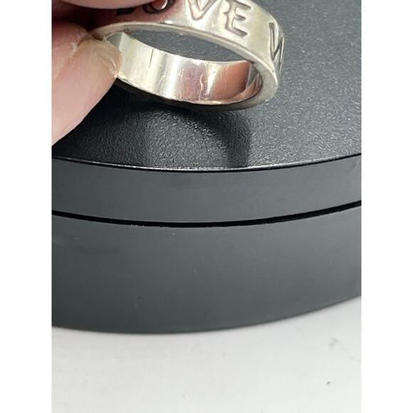 James Avery Sterling Silver True Love Waits Purity Cross Band Ring Sz Small 8.5 - Picture 8 of 11